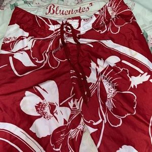2 for $10 Bluenotes swim trunks and blue shorts